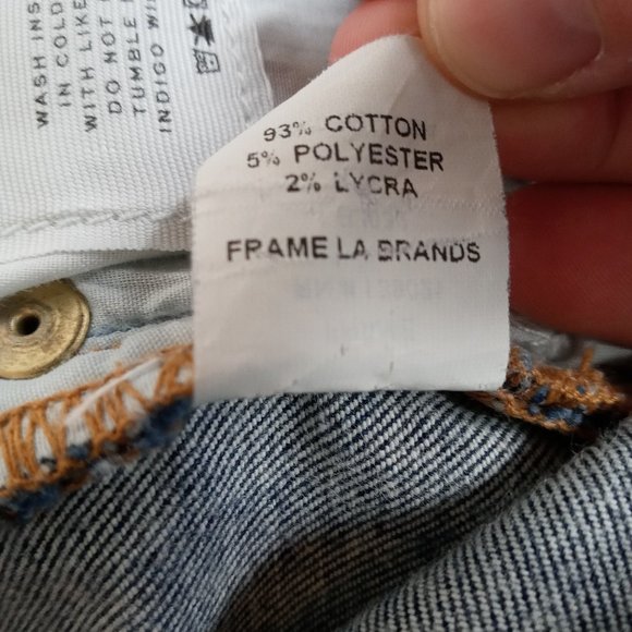 Frame Denim Le Skinny de Jeanne Bermuda Shorts 30 - Picture 10 of 13